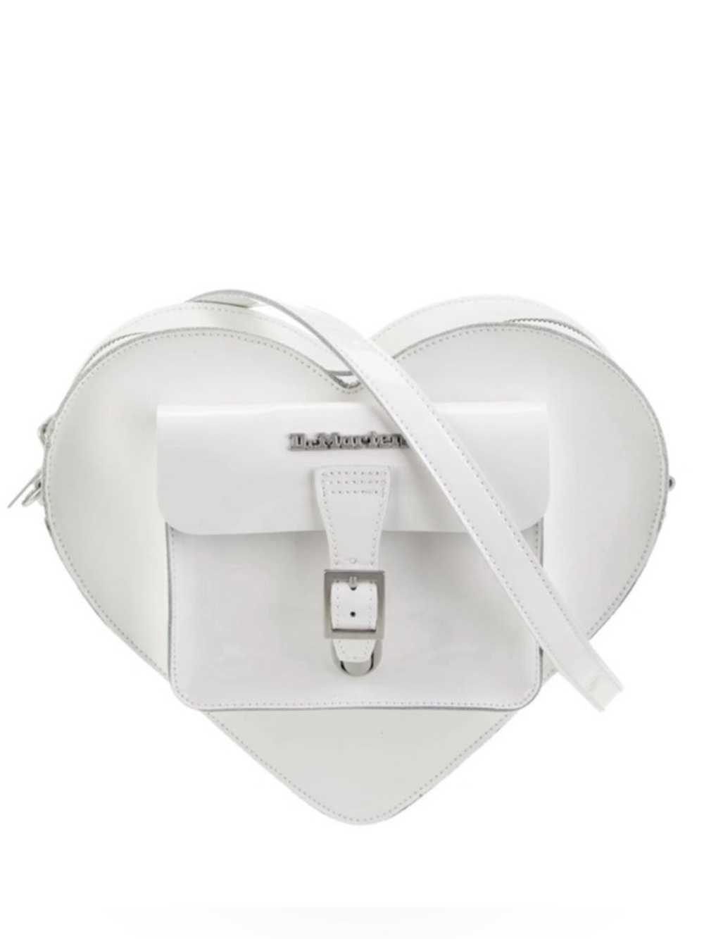 Dr. Martens White Heart Convertible Crossbody Bag/Backpack